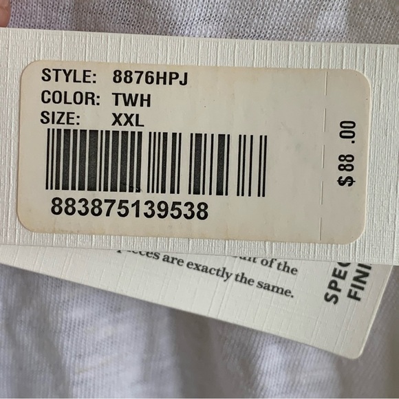 🆕. AG Adriano Goldschmied White Women's Top Lightweight Essential Size XXL - Picture 3 of 6